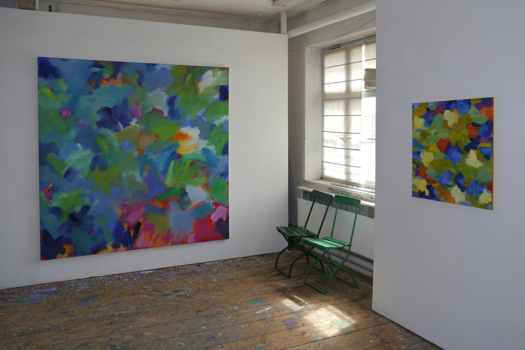 Paul Havermann – Gartenbilder, 200x200 cm und 75x75 cm, 2011